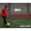 Image of Powernet Soccer Goal Regulation Size 24x8 W/ Wheeled Carry Bag S007