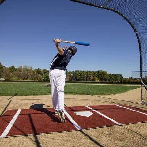 ProMounds 12' x 6' Baseball Batting Mat Pro Lined Artificial Turf AT5002