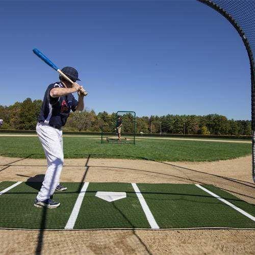 ProMounds 12' x 6' Baseball Batting Mat Pro Lined Artificial Turf AT5002