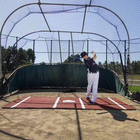 ProMounds 12' x 6' Baseball Batting Mat Pro Lined Artificial Turf AT5002