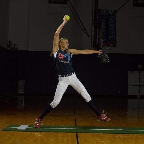 ProMounds Jennie Finch Foam Back Fastpitch Softball Pitching Mat Power