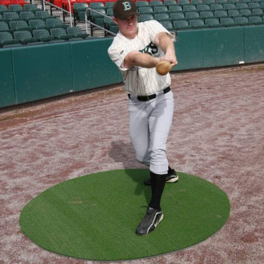 ProMounds On Deck Circles Plain Green Turf (set of 2)