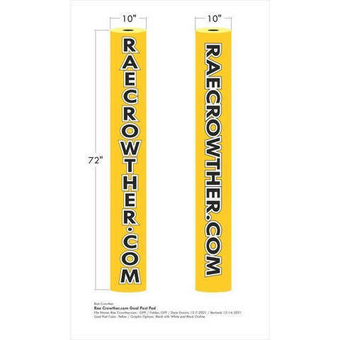 Rae Crowther Football 6’ Goal Post Pads GPP18