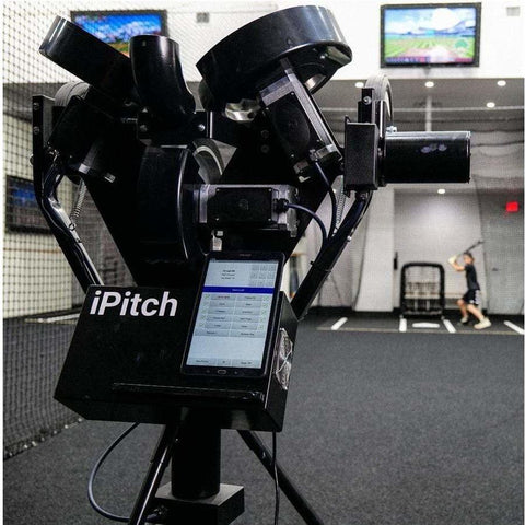 Spinball iPitch Smart Combination Baseball & BB-XL 3 Wheel Pitching Machine IPC3