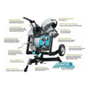 Image of Sports Attack Junior Hack Attack Softball Pitching Machine 112-1100