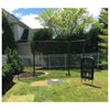 Image of Trigon 8’ x 16’ ProCage Tri-Fold Protective Screen w/ Wheels BTRIFLD