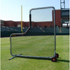 Image of Trigon 8' x 8' ProCage “Ole 96er” PRO L-Screen w/ Wheels BLPRO96