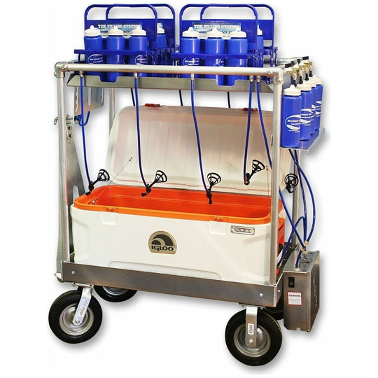 Waterboy Sports Horizontal Power Cooler 120 Water Hydration Station (HC-C120-FS)