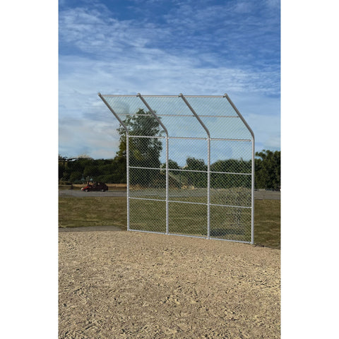 Bison Hooded/Straight Chain Link Backstop