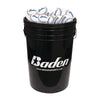 Image of Baden Ballistic Pitching Machine Baseballs & One Ball Bucket (3 Dozen)