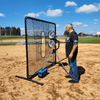 Image of BCI 7ft x 7ft Universal Pitching Machine Protective Square Screen BBK-MAO-7X7-50MM-MACHINE-NET