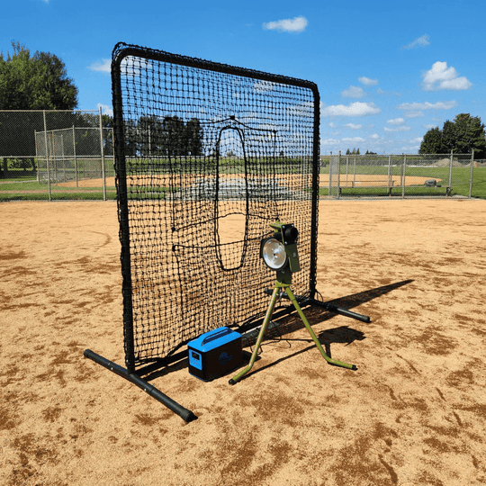 BCI 7ft x 7ft Universal Pitching Machine Protective Square Screen BBK-MAO-7X7-50MM-MACHINE-NET