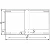 Image of Bison 42" x 72" Rectangular Steel Backboard BA472