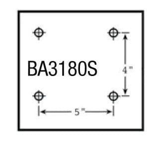 Bison Baseline Collegiate 180° Competition Breakaway Basketball Rim BA3180S