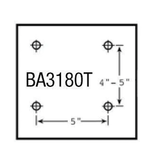 Bison Baseline Prep 180° Competition Breakaway Basketball Rim BA3180T