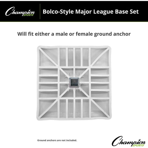 Champion Sports Bolco Style Major League Base Set MLB175SET