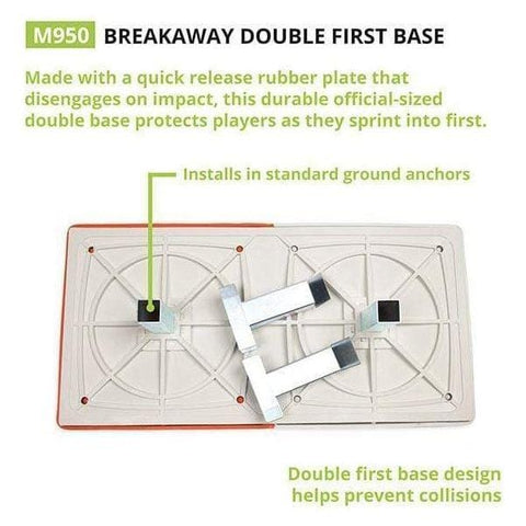 Champion Sports Breakaway Double First Base M950