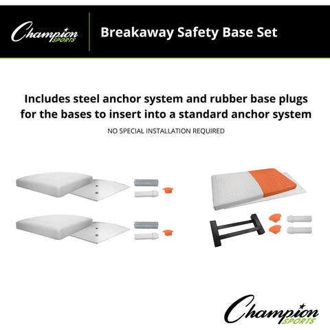 Champion Sports Breakaway Safety Base Set M1010SET