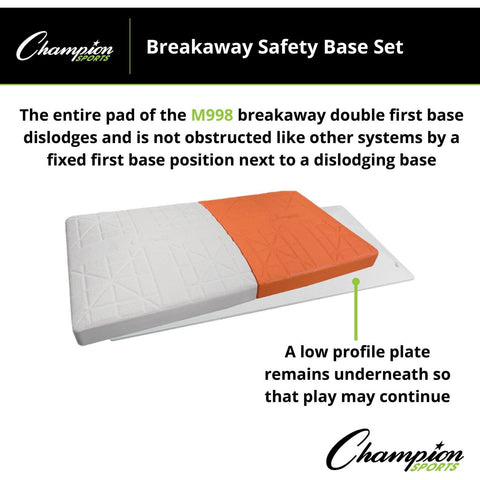 Champion Sports Breakaway Safety Base Set M1010SET