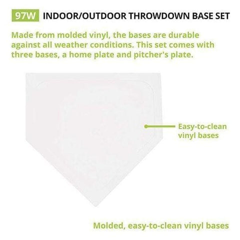 Champion Sports Indoor / Outdoor Throwdown Base Set White 97W