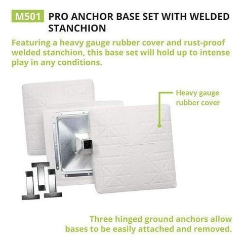 Champion Sports Pro Anchor Base Set with Welded Stanchion M501