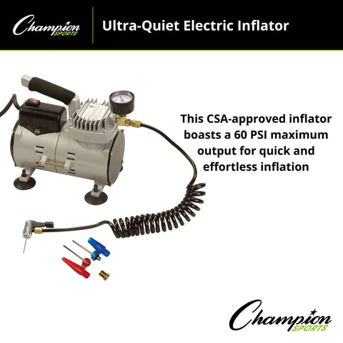 Champion Sports Ultra-Quiet Electric Inflator EP6000
