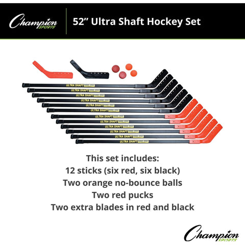 Champion Sports Ultra Shaft Hockey Sets