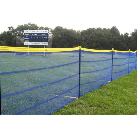 Coversports Above-Ground Grand Slam Fencing 5' Pole Distance (With Loops)