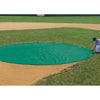 Image of Coversports FieldSaver Field Spot Cover 8oz Weighted Hem (Green/White)