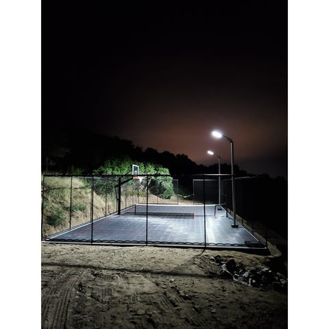 Dominator 16FT LED Solar Light 100 Watt Full Assembly