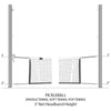 Image of Douglas Unicourt 4″ SQ Aluminum Outdoor Adjustable Multi-Sport Net System