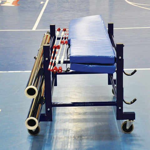 Jaypro Volleyball Equipment Carrier (42 in.L x 32 in.W - 4 Poles) - Standard EC-500