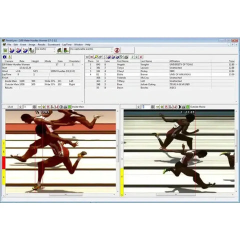 FinishLynx Athletics Timing Systems for Track Meets