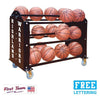 Image of First Team Ball Hog Premium Basketball Carrier (Holds 24 Basketballs) FT24