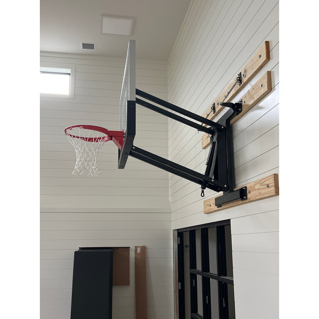 Burakh Large Wall-Mounted Basketball Hoop – Indoor/Outdoor Game (Rust-Resistant)