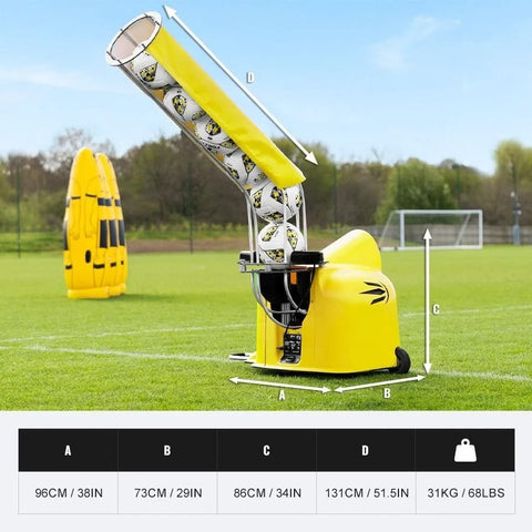 FORZA Ball Launcher Trainer Soccer Ball Machine + Feeder SC45474