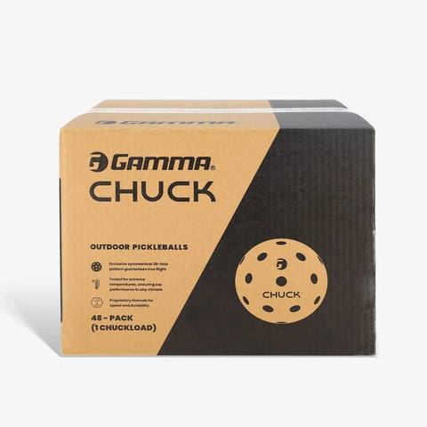 GAMMA Chuck Outdoor Pickleball 48 Pack CHUCK12