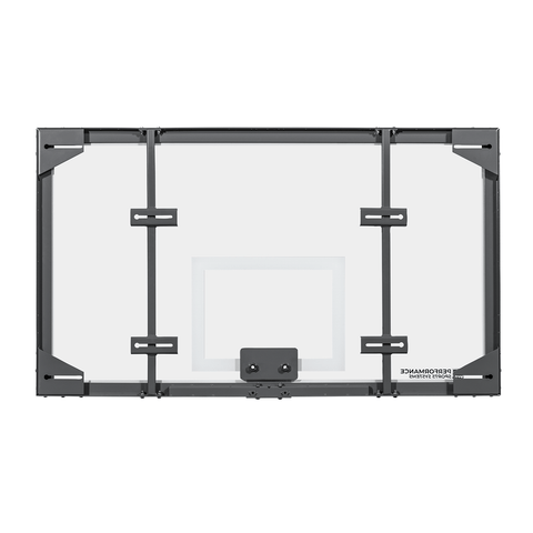 Gared 42” x 72” Recreational Conversion Glass Basketball Backboard ARG