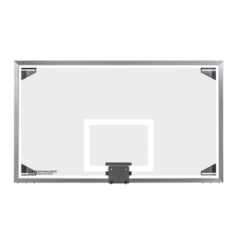 Gared 42” x 72” Regulation Competition Basketball Glass Backboard AFRG42