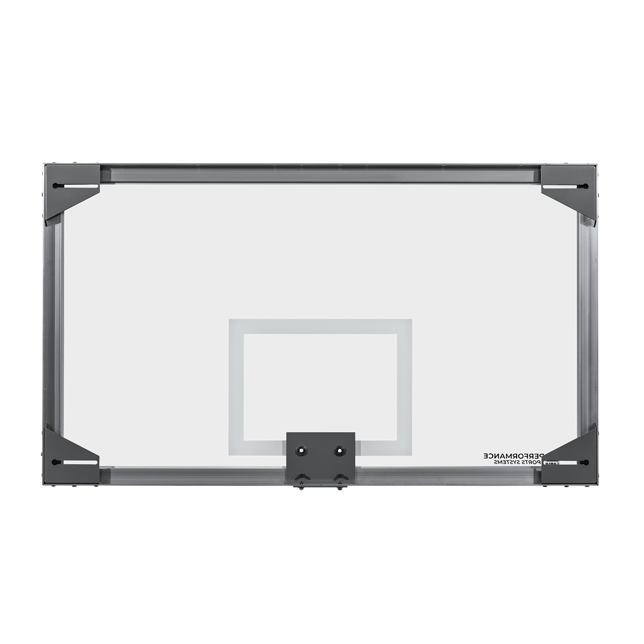 Gared 42” x 72” Regulation Competition Basketball Glass Backboard