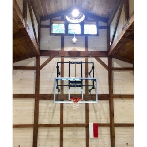 Gared 42” X 72” Stationary Basketball Wall Mounted Package w/ Electric Height Adjuster