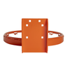 Image of Gared Rear-Mount Institutional Fixed Basketball Rim 66T