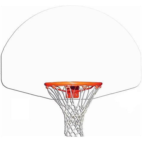 Gared Rust-Resistant Fan-Shape Unmarked Aluminum Basketball Backboard 1750