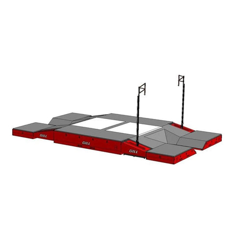 Gill G4 Double Front Pole Vault Landing System (21'6" X 35' X 32") 66317DC