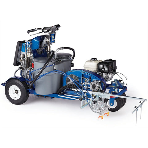 Graco LineLazer V 250DC HP Automatic Series Self-Propelled Gas Hydraulic Airless Line Striper, 2 Auto Guns