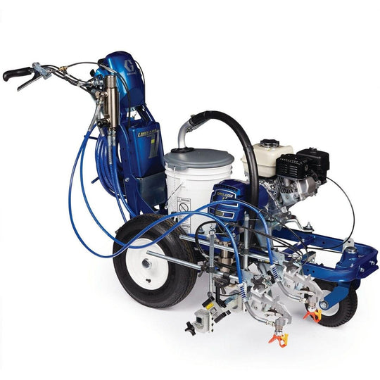 Graco LineLazer V 3900 HP Automatic Series Gas Airless Line Striper, 1 Auto Gun, 1 Manual Gun