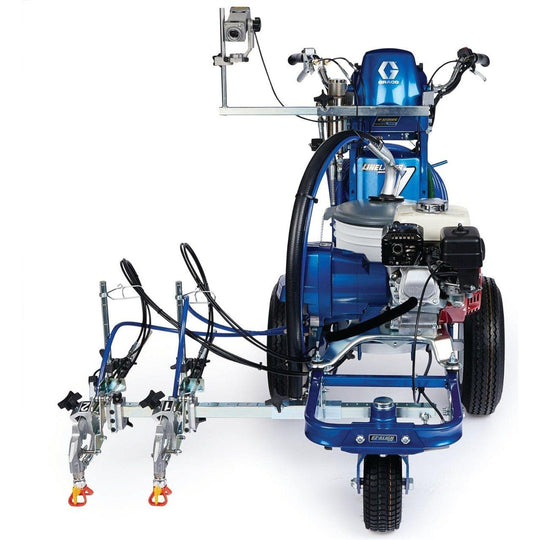 Graco LineLazer V 3900 HP Automatic Series Gas Airless Line Striper, 2 Auto Guns