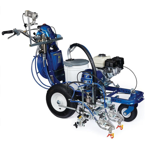 Graco LineLazer V 5900 HP Automatic Series Gas Airless Line Striper, 1 Auto Gun, 1 Manual Gun