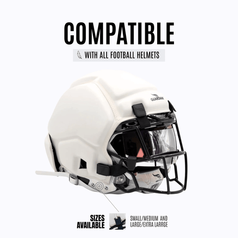 extra padding football helmets Riddell SpeedFlex White Out (2025) shell padded helmet cover augments any existing helmet to make it flexible and soft What are Guardian Caps? Explaining