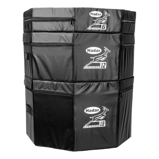 Hadar Athletic Soft Octagon Plyometric Boxes (Set Of 3) SPG3SETO